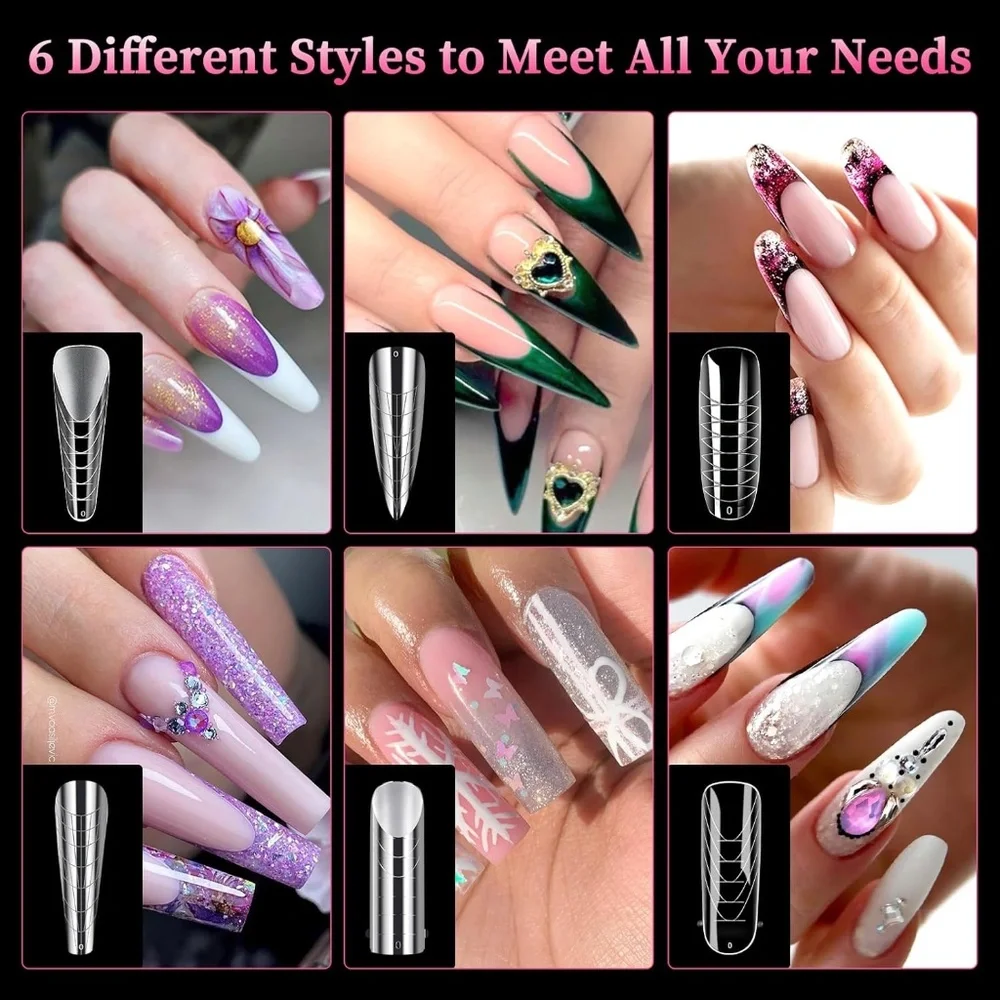 Poly Gel Nail Form Set Of 288 Pieces